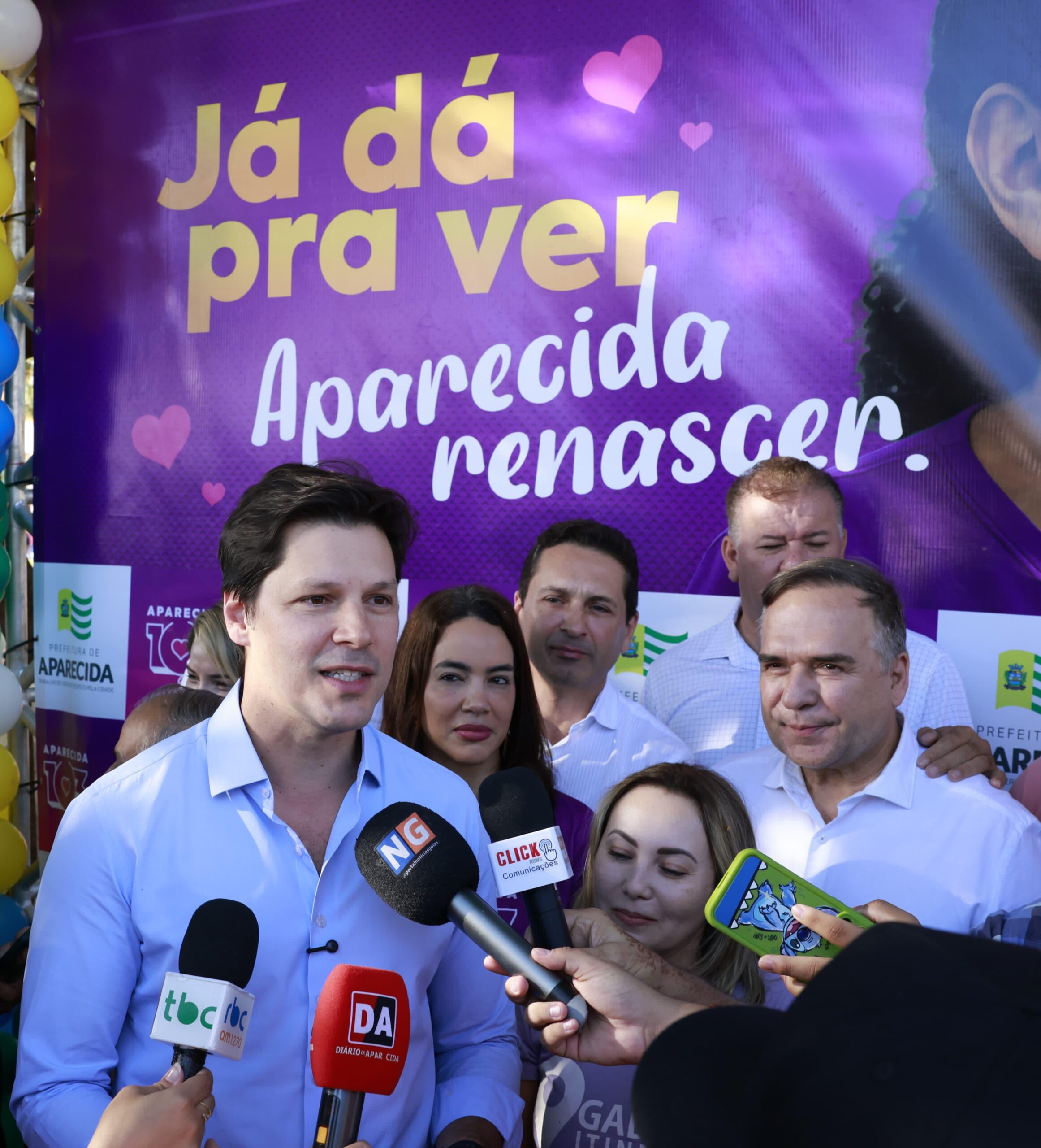 Daniel Vilela destaca parceria do Estado no aniversário de 103 anos de Aparecida
