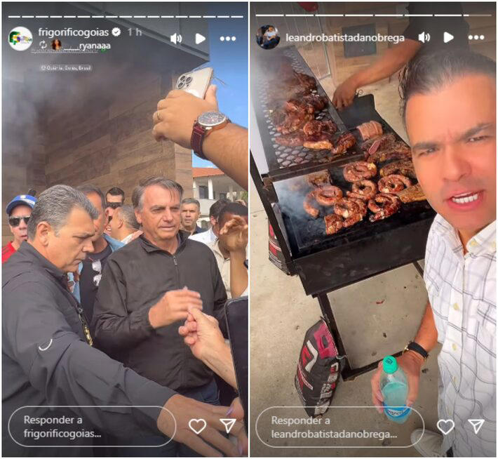 Bolsonaro passa mal em  Goiânia