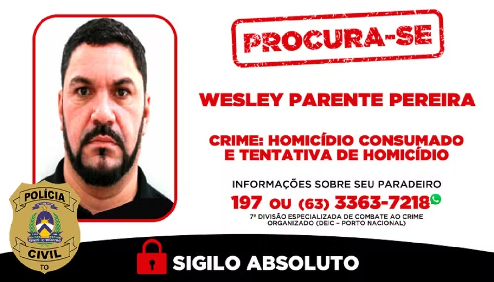 Suspeito de participação em homicídio tem foto divulgada pela polícia