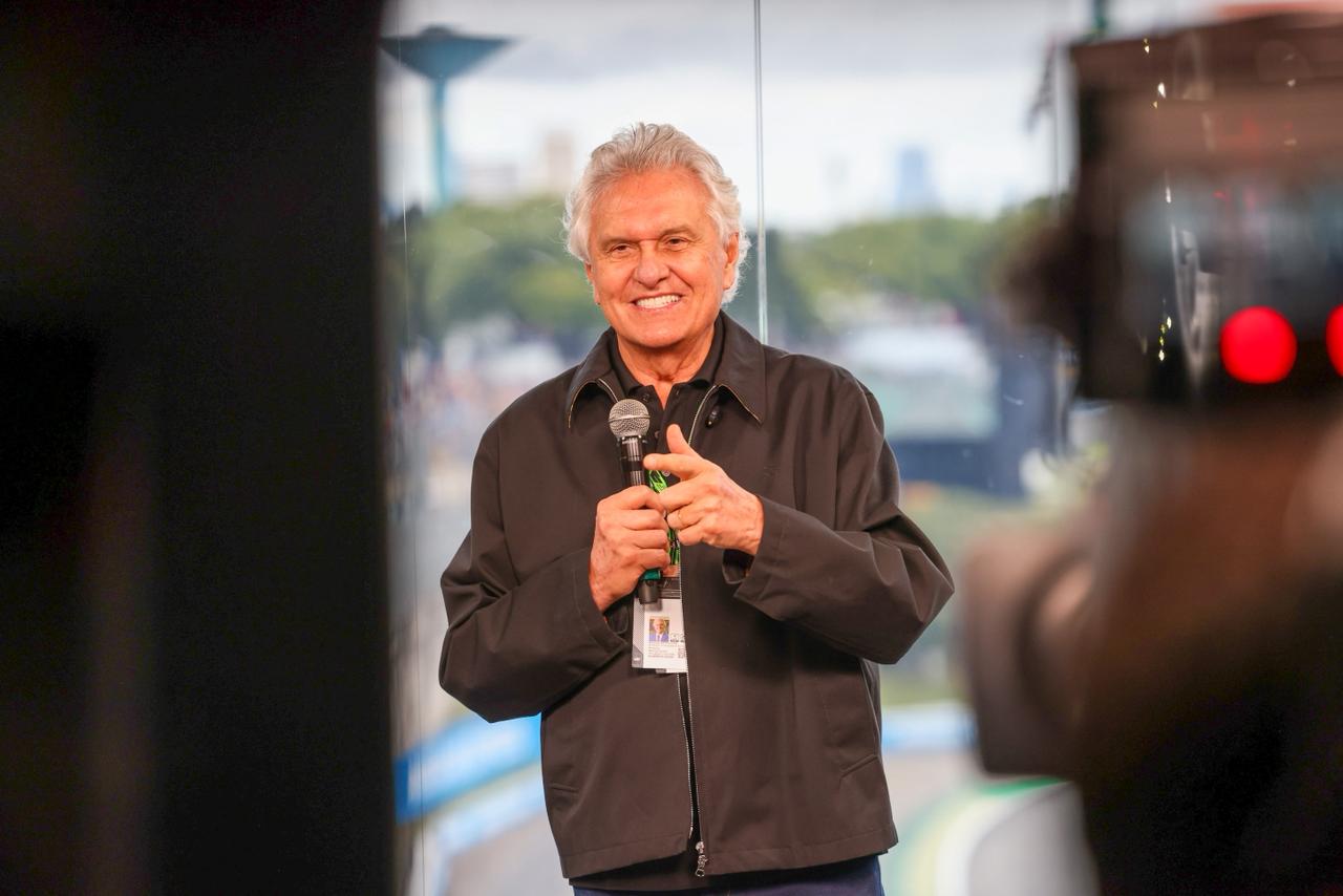 Caiado promove etapa goiana da MotoGP 2026 no Grande Prêmio de Fórmula 1, em São Paulo