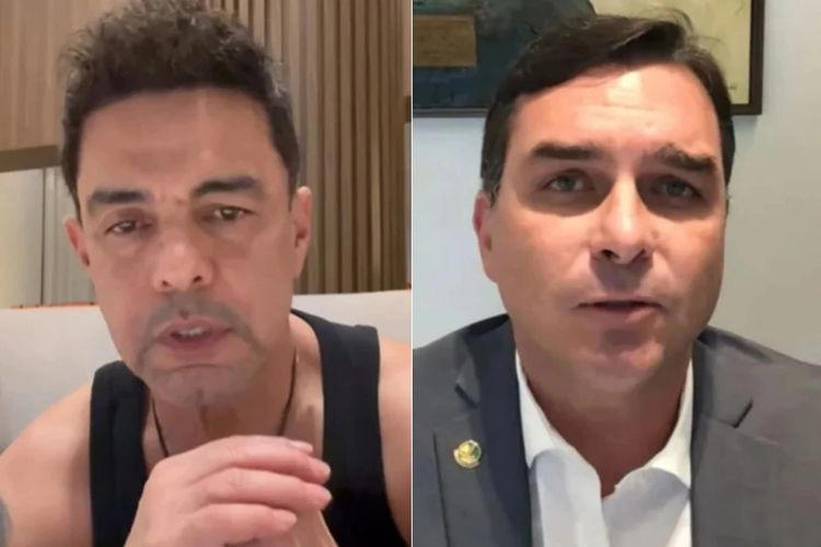 Flávio Bolsonaro detona Zezé Di Camargo