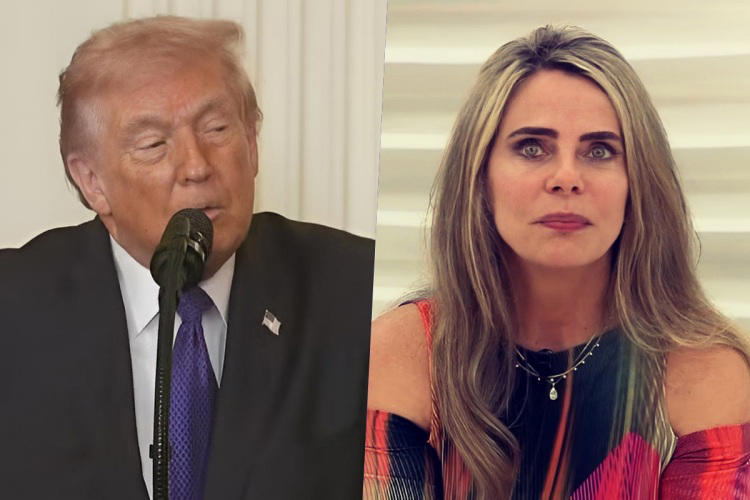 Entrevista de Trump com Bruna Lombardi viraliza: “Sou vingativo”