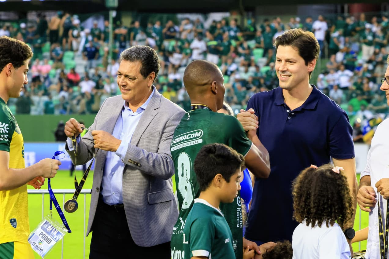Daniel Vilela destaca apoio do Governo de Goiás ao futebol, durante final do Goianão