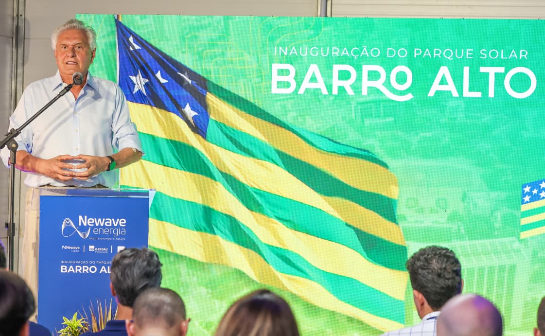 Caiado destaca energia limpa como caminho para impulsionar o desenvolvimento de Goiás