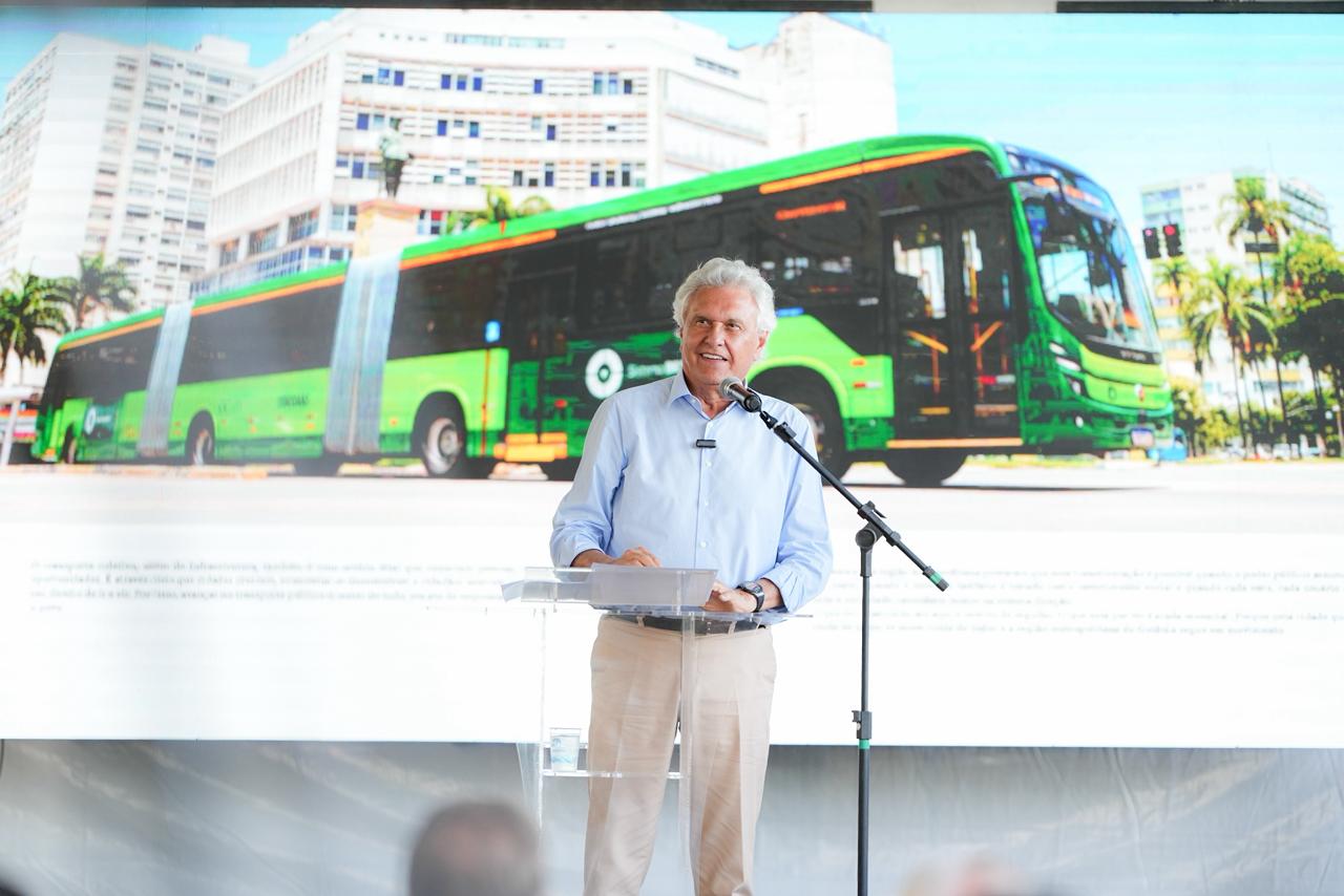 Caiado entrega novo Terminal Padre Pelágio e primeiros ônibus a biometano do Brasil