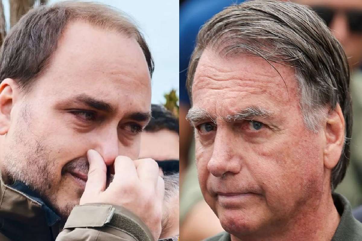 Imagens fortes: Carlos afronta Moraes e divulga foto inédita de Bolsonaro no hospital