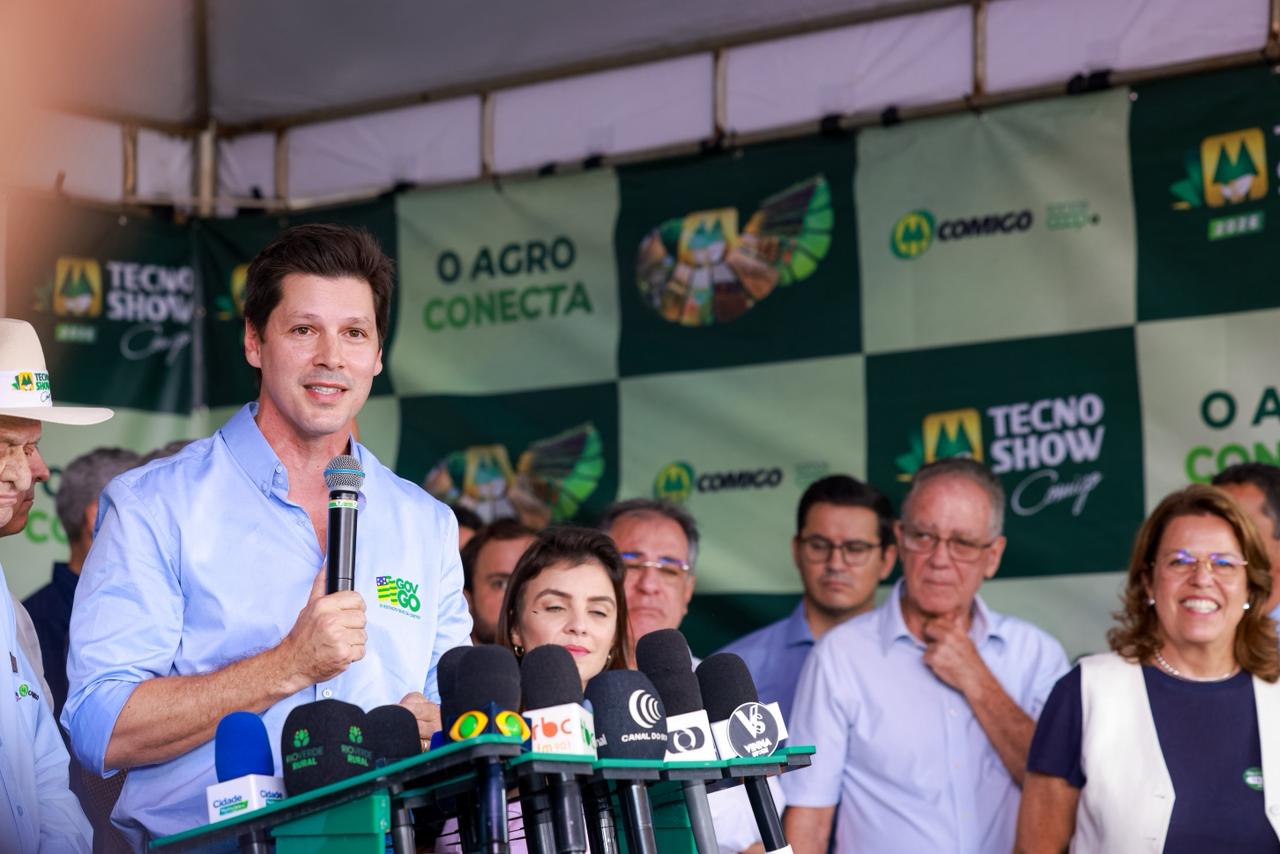 Na Tecnoshow, Daniel Vilela consolida agro como prioridade e amplia investimentos em infraestrutura