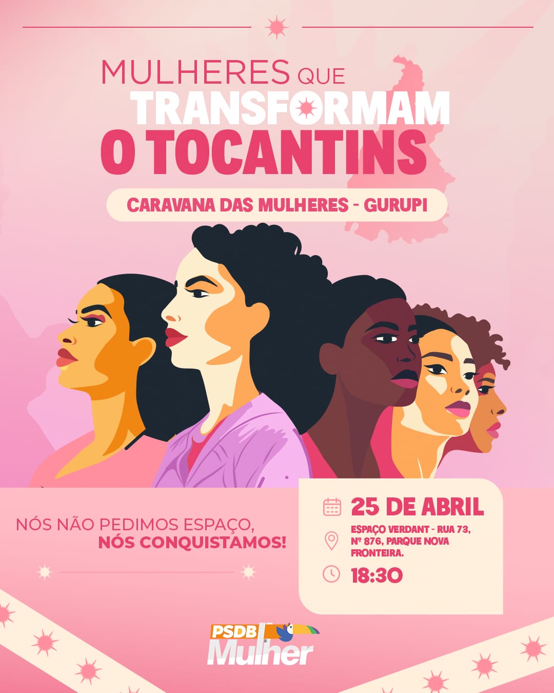 Iniciativa do PSDB-TO busca despertar engajamento das mulheres na política