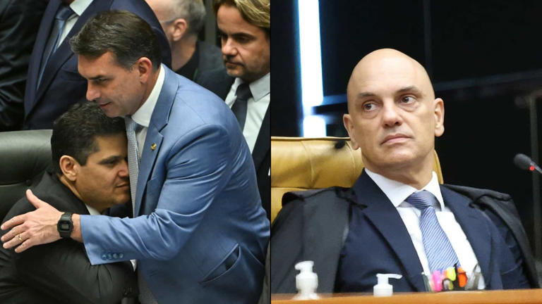 Flávio Bolsonaro se pronuncia sobre aliança com Alexandre de Moraes
