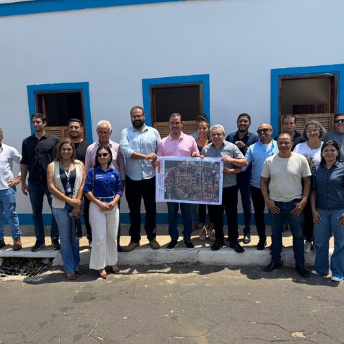 Vicentinho Júnior reúne com Ronivon e destina R$ 7 milhões para revitalização do Centro Histórico de Porto Nacional