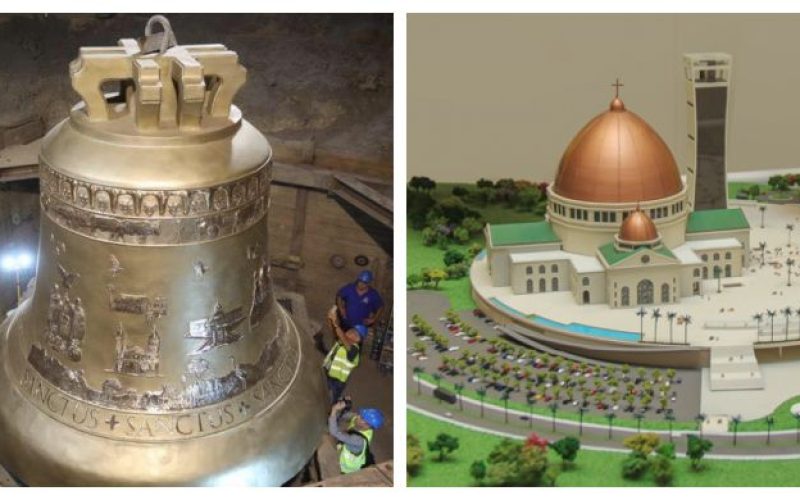 Comitiva goiana chega à Polônia para conhecer sino gigante que irá para a Basílica de Trindade