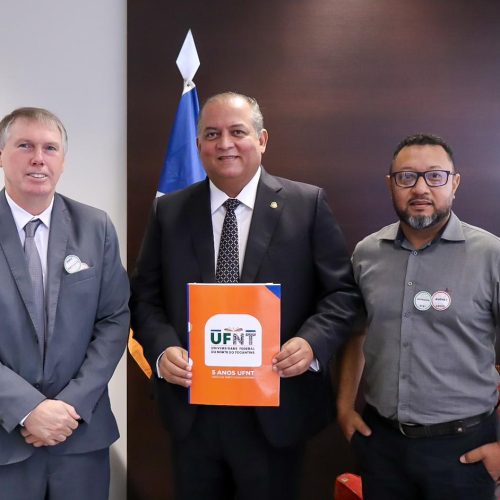 Vice-presidente do Senado, Eduardo Gomes recebe reitor da UFNT e anuncia R$ 20 milhões para modernização da reitoria