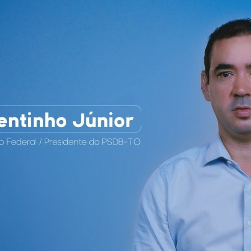 Em estreia nas inserções partidárias pelo PSDB, Vicentinho Júnior prega união na “construção de novo caminho para o Tocantins”