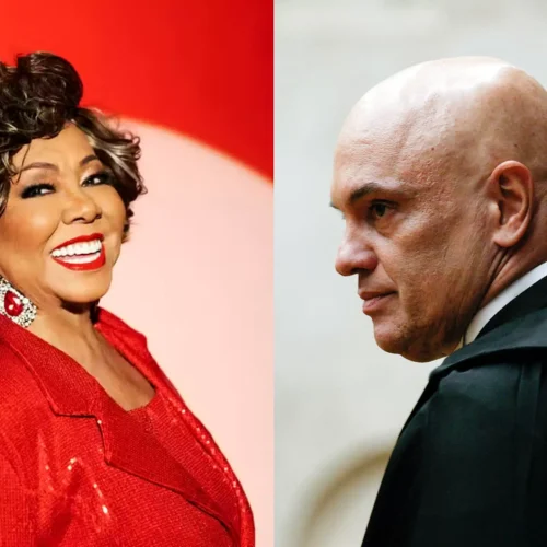 Moraes é ovacionado em show de Alcione sob gritos de “sem anistia”