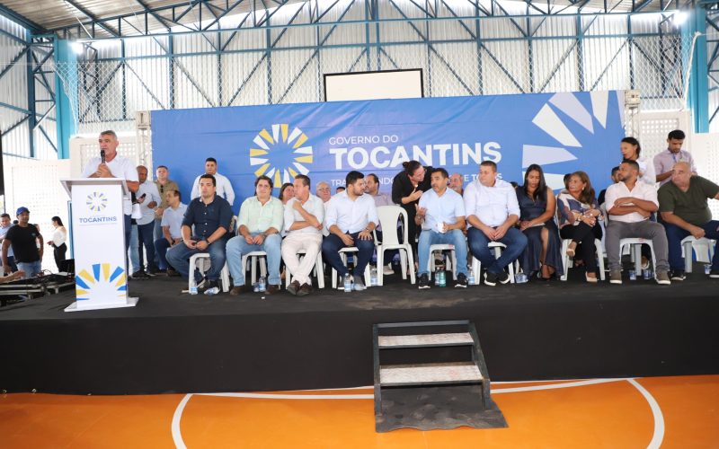 Presidente da Aleto parabeniza reforma de Ginásio Poliesportivo em Cariri do Tocantins