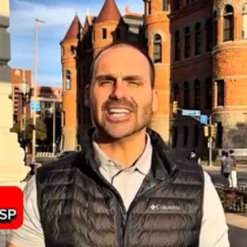 Em live, Eduardo Bolsonaro (foto) cita “morte financeira” de Alexandre de Moraes