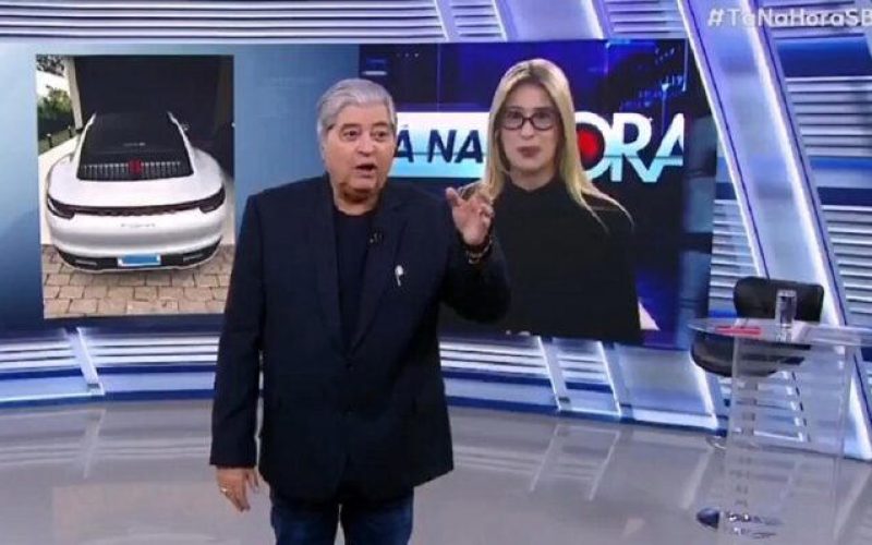 Datena (foto) dá bronca em repórter ao vivo e gera climão: ‘Depois você reclama”