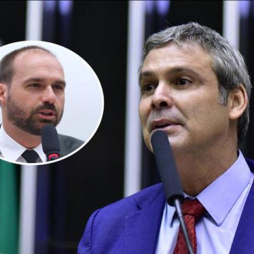 Liderança do PT  pede a prisão preventiva de Eduardo Bolsonaro