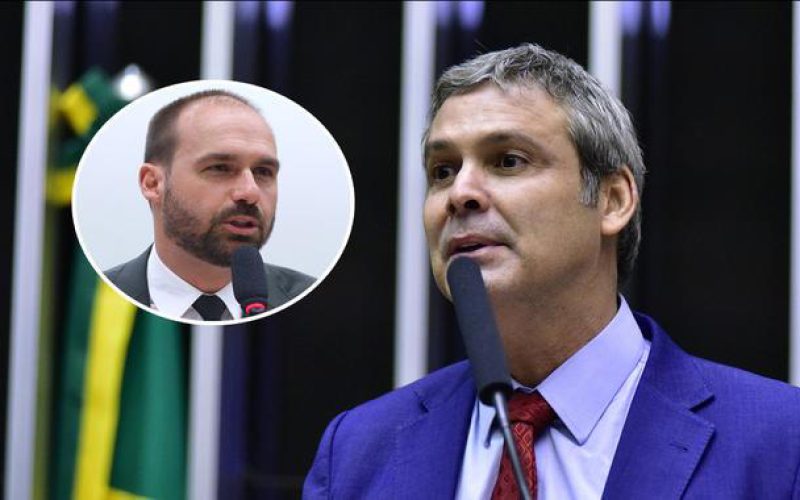 Liderança do PT  pede a prisão preventiva de Eduardo Bolsonaro