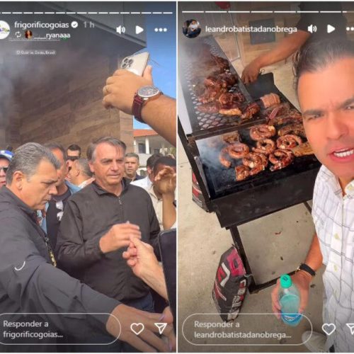 Bolsonaro passa mal em  Goiânia