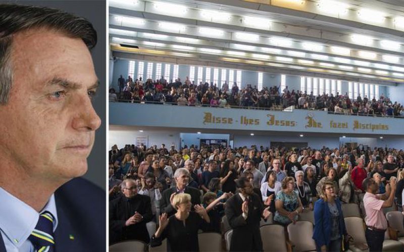 Pastor critica ato de Bolsonaro pelo  uso eleitoral da fé