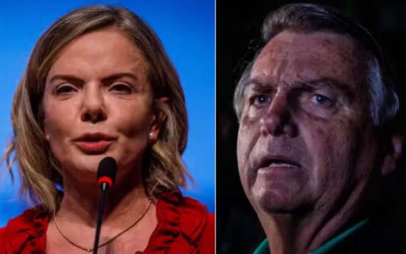 Gleisi acusa Bolsonaro de buscar apoio externo em meio a avanço de ações no STF