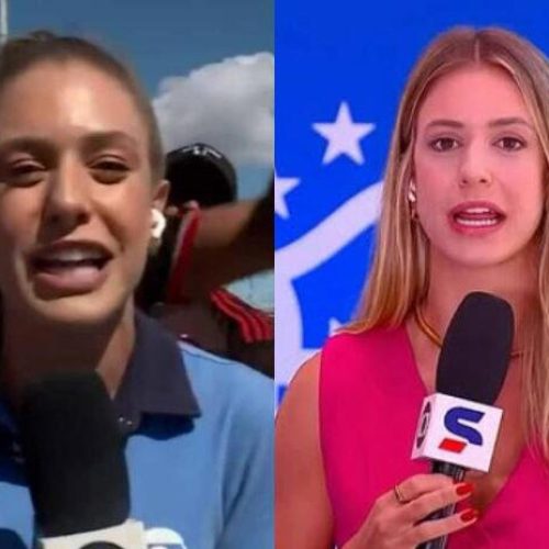 Agredida ao vivo por torcedores, repórter da Globo diz o que aconteceu após câmera ser desligada