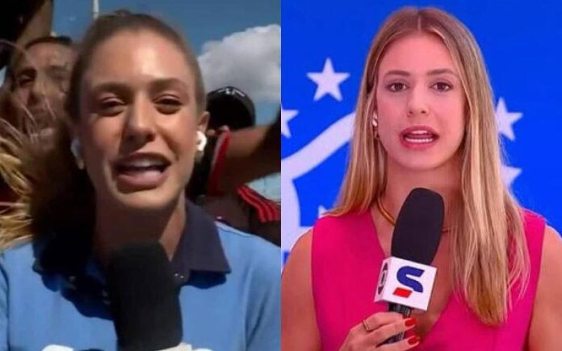Agredida ao vivo por torcedores, repórter da Globo diz o que aconteceu após câmera ser desligada