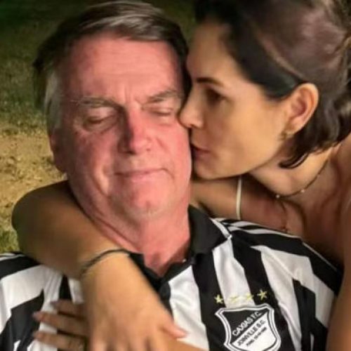 Michelle faz primeira visita a Bolsonaro na Papudinha