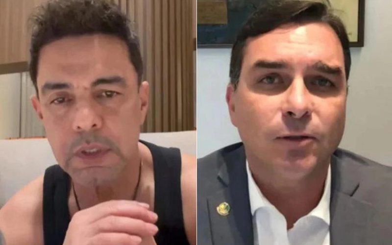 Flávio Bolsonaro detona Zezé Di Camargo