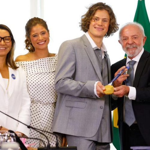 Lula recebe Lucas Braathen e diz: ‘Você é mais brasileiro que muita gente que mora aqui’