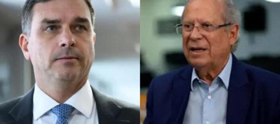 José Dirceu chama Flávio Bolsonaro de golpista