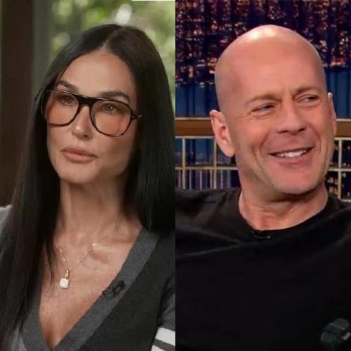 Demi Moore presta homenagem carinhosa ao ex-marido Bruce Willis