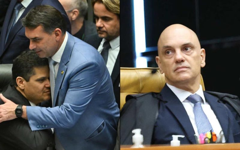 Flávio Bolsonaro se pronuncia sobre aliança com Alexandre de Moraes