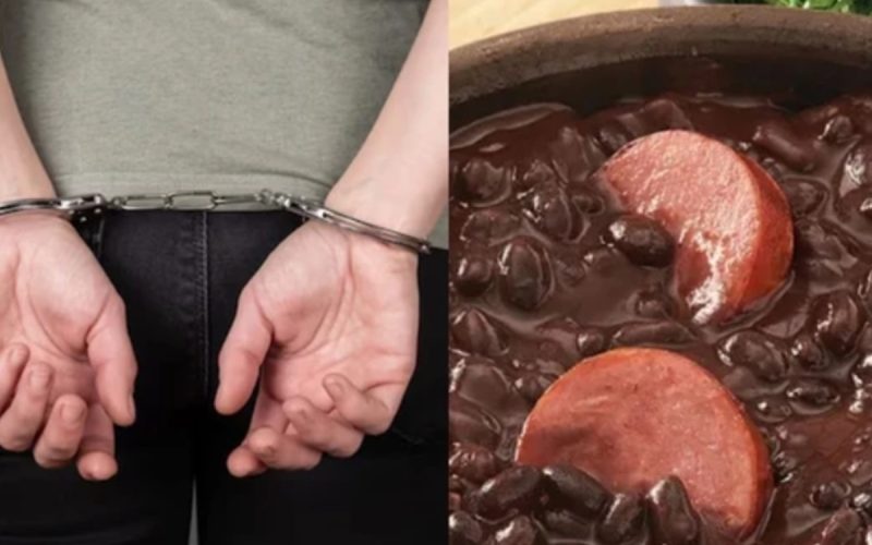 Mulher mata marido e cozinha órgão