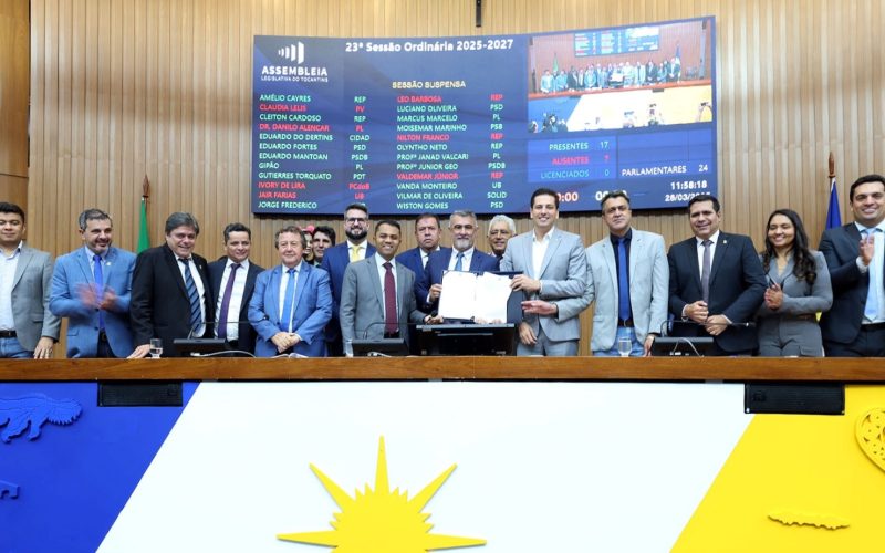 Assembleia Legislativa do Tocantins nomeia 40 novos servidores