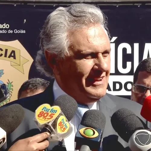 Caiado oferece tropas de Goiás ao Rio para combater onda de crimes