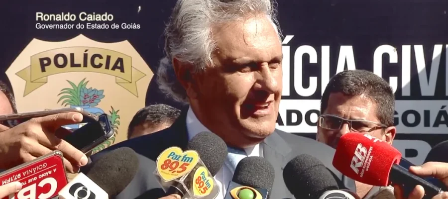 Caiado oferece tropas de Goiás ao Rio para combater onda de crimes