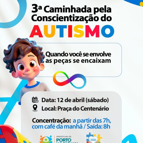 Porto Nacional realiza 3ª Caminhada pela Conscientização do Autismo