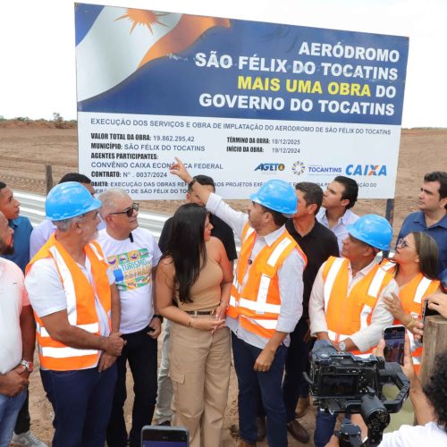 Governador Wanderlei Barbosa vistoria obras que somam R$ 70 milhões  no Jalapão