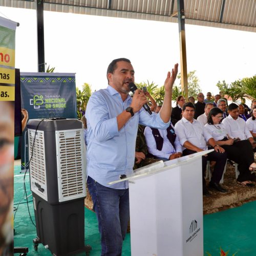 Governador Wanderlei Barbosa e ministro Dias Toffoli abrem Semana Nacional de Saúde em Formoso do Araguaia
