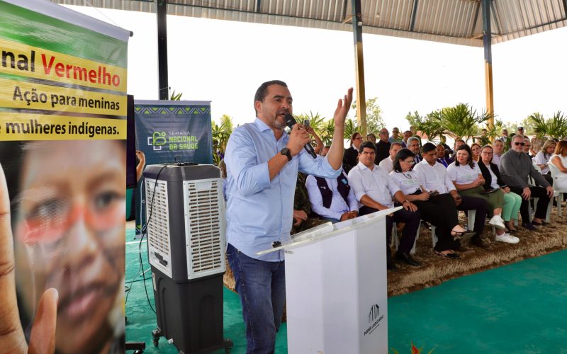Governador Wanderlei Barbosa e ministro Dias Toffoli abrem Semana Nacional de Saúde em Formoso do Araguaia