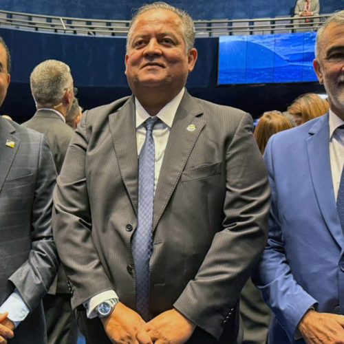 Governador Wanderlei Barbosa prestigia posse da nova Mesa Diretora do Senado Federal, em Brasília 