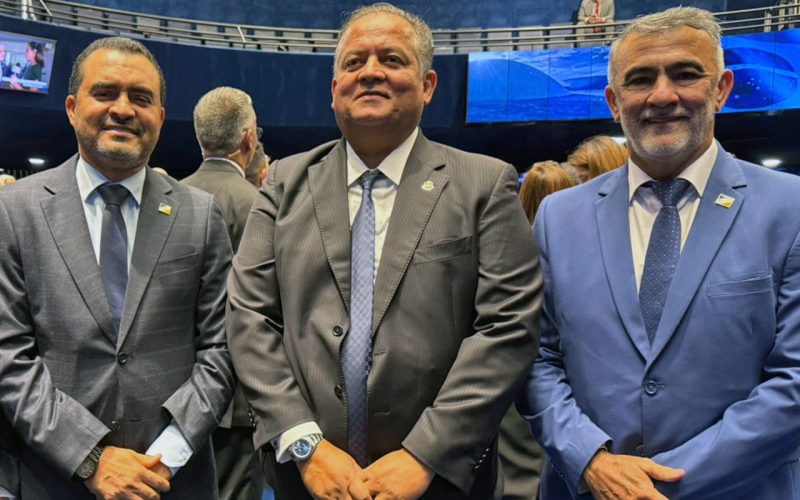 Governador Wanderlei Barbosa prestigia posse da nova Mesa Diretora do Senado Federal, em Brasília 