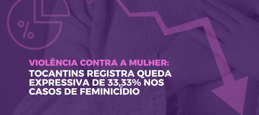 Violência contra a mulher: Tocantins registra queda expressiva nos casos de feminicídio