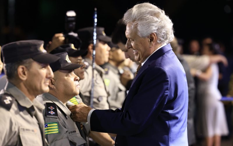 Caiado destaca qualificação da PM goiana na formatura de 105 novos cadetes