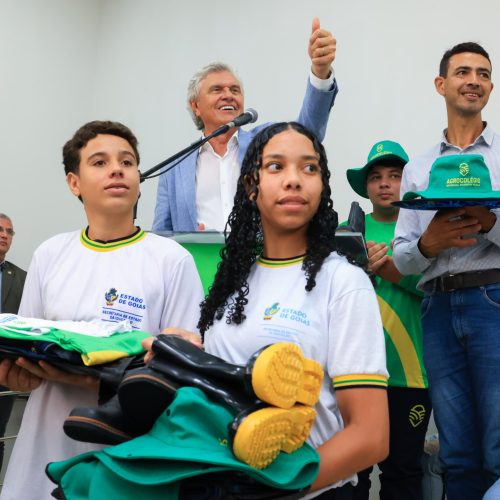 Caiado inaugura Agrocolégio Maguito Vilela com foco na capacitação rural