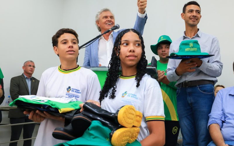Caiado inaugura Agrocolégio Maguito Vilela com foco na capacitação rural