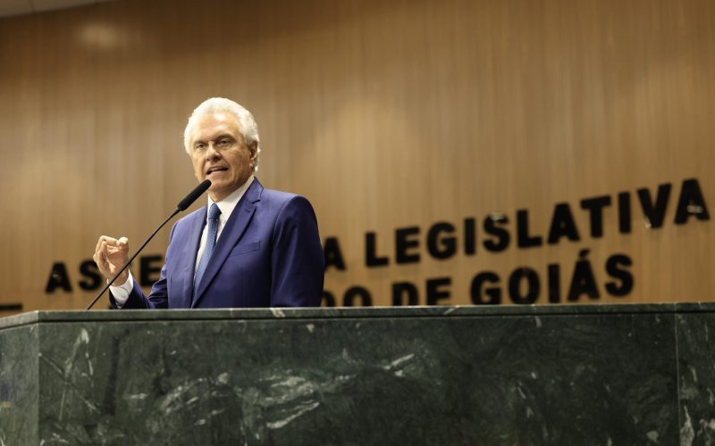 Durante posse da nova mesa diretora da Alego, Caiado pede que Poderes busquem equilíbrio fiscal