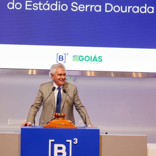 Caiado e Daniel conduzem leilão de concessão do Serra Dourada